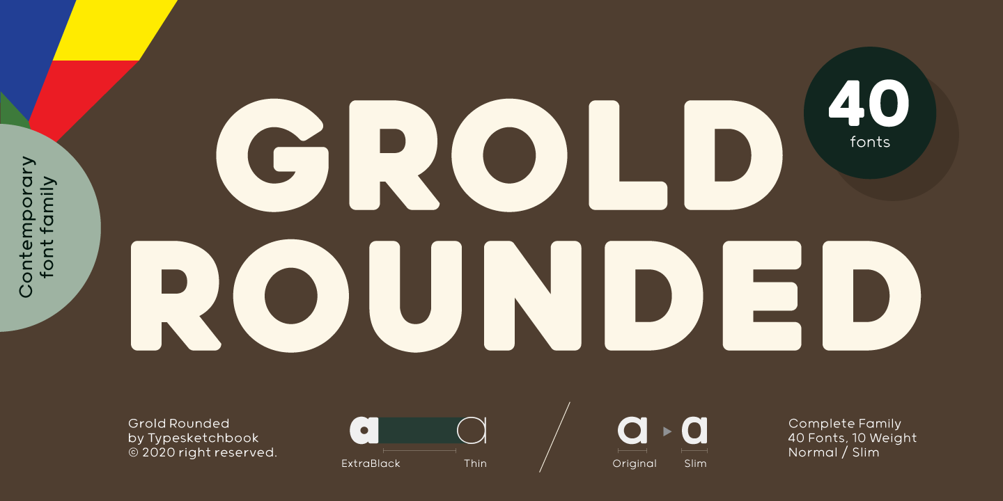 폰트 Grold Rounded